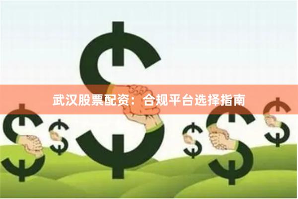 武汉股票配资：合规平台选择指南